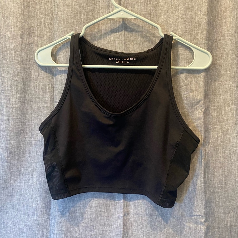 Black Cropped Tank